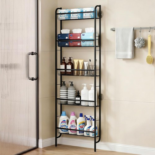 Behind the door - bathroom, shelf